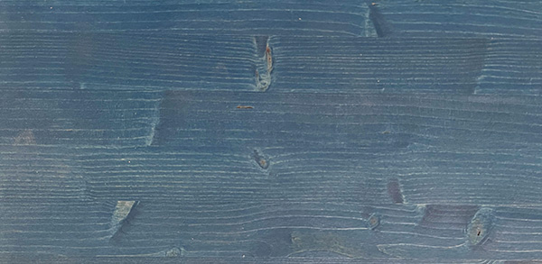 Mensola su misura in abete - Colore Blu Provenza