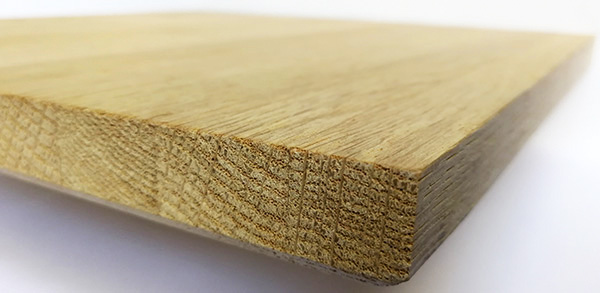 mensola rovere legno massiccio con staffe legno arredamento
